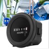Round Hour Meter High Accuracy Quartz Mechanical Hour Meter for