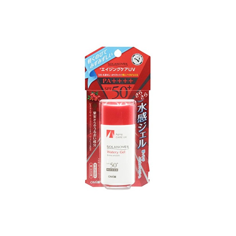 Solanovale R Water Gel (SPF 50+ PA+++), 1.4 fl oz