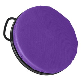 Foxtune 360-Degree Swivel Bucket Seat, 5 Gallon Bucket Lid, Spin Bucket Seat Cushion, Silent, Comfortable, Water-Resistant, for Fishing, Gardening, Hunting and Camping (Purple)