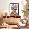 RICUVED Flowers Diamond Art Kits for Adults, 5D Diamond Painting