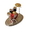 Benerini Miniature Drum Kit Clock - Free Standing Desk Top