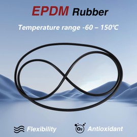 FUSCH Sunroof Glass Seal Sun Roof Upper Frame Seal Sunroof Opening Seal Compatible with Land Rover Range Rover Sport L320 2005-2013 Replace # LR023393