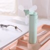 Portable Handheld Fan with 3 Foldable Blade, Rechargeable USB Small