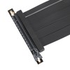 PCIE4.0 X16 Riser Cable 7.9in Length Right Angle High Speed