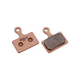 BBB Cycling Unisex's BBS-561S Stop HP Sintered High Performance Bike Disc Brake Pad for Shimano Flat-Mount BR-RS505/805, 1 Pair (2 Pieces)