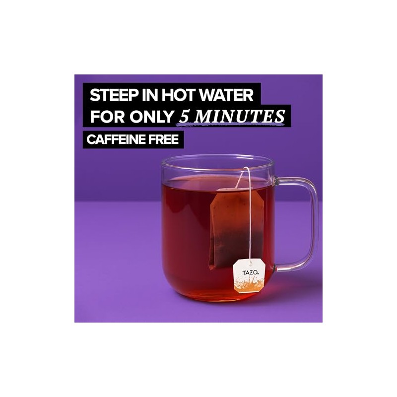 TAZO Glazed Lemon Loaf Herbal Tea Bags - Caffeine-Free Delight