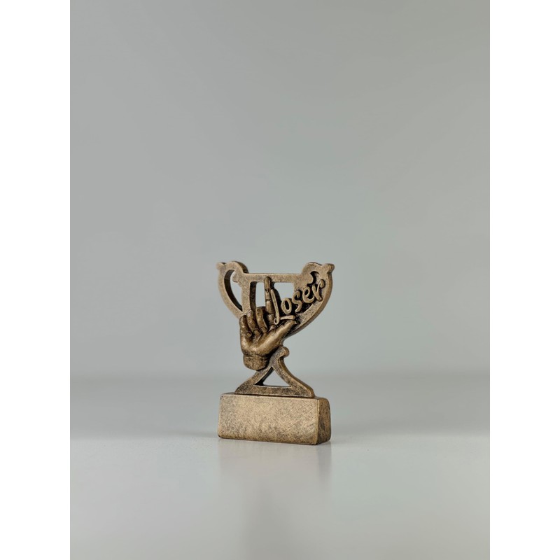 Generic Loser Funny Humerous Hand Gesture Mini Cup Trophy Award