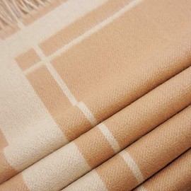 State Cashmere Reversible Throw Blanket with Fringes Merino Wool Cashmere Soft Accent Home Bed Spread â¢ 70 x 50 Inches