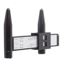 Sunicon PCD Gauge, Wheel/Stud Bolt Pattern Measuring Tool PCD Ruler Lug Bolt Pattern Gauge Sliding Caliper for 4 5 6 8 Holes