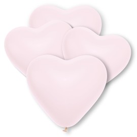 Twist4 heart balloons approximately Twist4® Diameter 26 cm, 100% Natural Latex Premium Heart Balloons in Red, Pink, White, Suitable for Wedding, Love, Valentine's Day Decoration, Top Quality (100, Pink)
