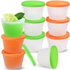 Webake Silicone 4oz Jello Shot Cup with Lids, Squeezable and