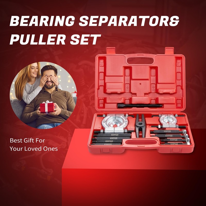 KOOPOOL Bearing Puller and Splitter Kit, Separator and Puller Set,