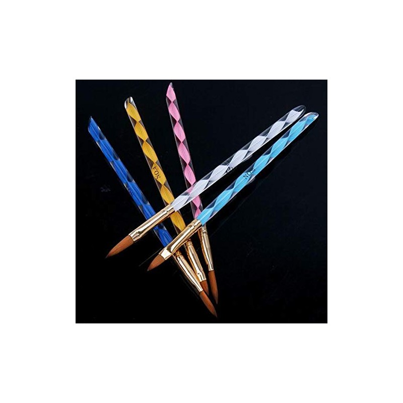 5Pcs UV Gel Acrylic Nail Brush Set for Nail Art