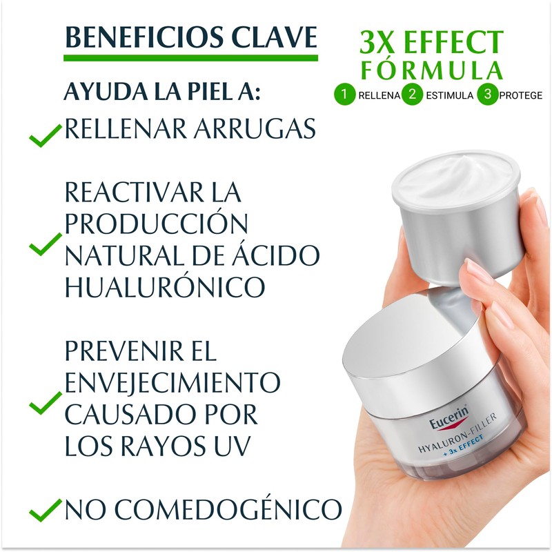Eucerin Refill Crema anti edad Hyaluron-Filler Crema de Noche (50