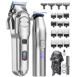 Jack & Rose Clippers and Trimmers Set, Cordless Hair Clippers for Men, Barber Clippers Set