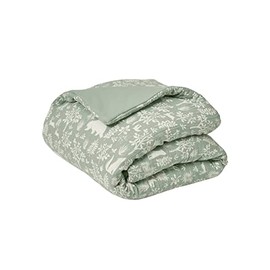 VERTBAUDET Sage Green Forest Floor Mat 100 x 100 cm