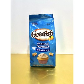 Goldfish 〽️ New Limited Edition Goldfish Vanilla Cupcake Grahams Baked Crackers Bag 6.6oz