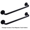 LEKUSHA Magnetic Towel Bar for Refrigerator, Magnetic Towel Holder Towel