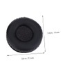 Housoutil 3pcs Replacement Pu Ear Pads for Headphones Soft Black