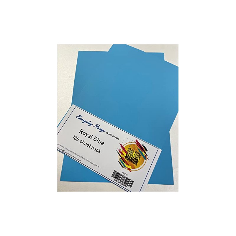 100 SHEET PACK A4 DALTON MANOR 80gm PAPER - ROYAL