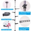 Hershii 5-Layer Indoor Plant Stand Pole Spring Tension Rod Corner