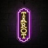Tarot Neon Sign for Psychic Shop Fortune Teller Spiritual Decor-Purple