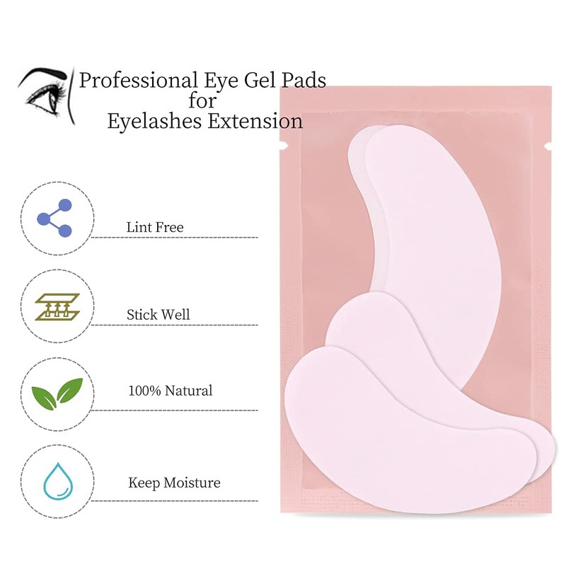100 Pairs of Eye Pads Eyelash Pads for Eyelash Extension