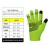 Sikma Waterproof cycling gloves Windproof Padded Softshell gloves Touchscreen Anti