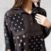FLUTE.MF Women's Tunic Blouse, Loose, Body Cover, Flare, Cut and