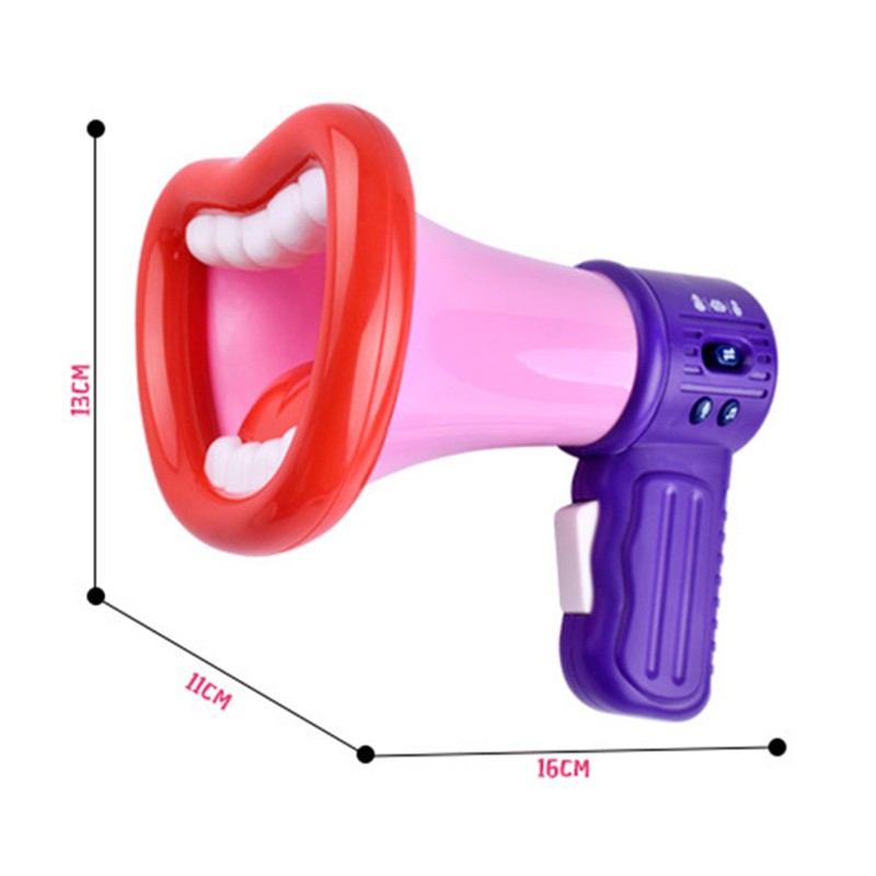 Funny Voice Speaker Hand Microphone Voice Changer Recorder Learning Toy