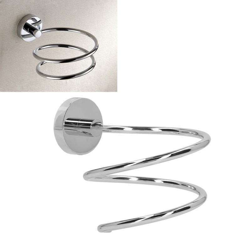 304 Stainless Steel Hair Dryer Rack Keep Tidy Wall Mount