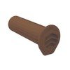 10 x Brown Drill Weep Vents Round Vent Cavity Rendered