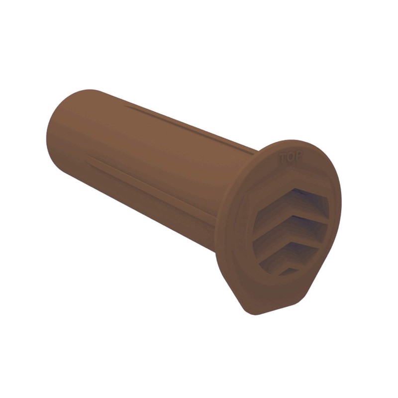 10 x Brown Drill Weep Vents Round Vent Cavity Rendered