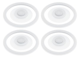 OYZOQ Compatible WMB ONE Top Cap (One Size), Replacement Water Bottle, One-Handed & Leak-Proof Cap (Pack of 4)