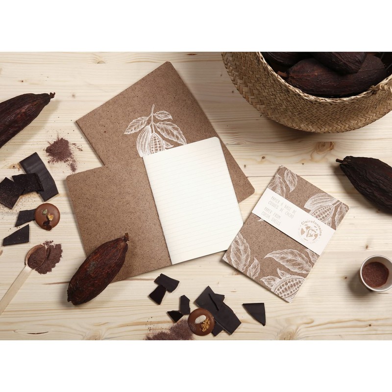 Clairefontaine 83546C Notebook Cocoa Motif with Hard Cover DIN A5
