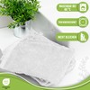 NatureMark 10 Bath Gloves, White, Pack of 10-15 x 21
