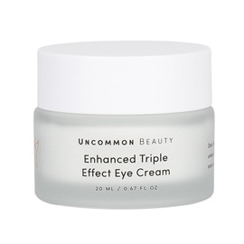 Uncommon Beauty Enhanced Triple Effect Eye Cream - Combats Wrinkles and Dark Circles - All Skin Types, Vegan, Cruelty Free, Fragrance Free, 0.67 FL OZ