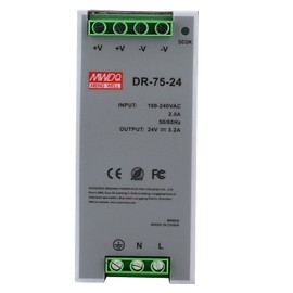 DR-75-24 Din Rail Power Supply AC/DC Single Output Industrial Switching Power Supply for Lighting Equipment 75W 24V