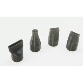 DNA Custom Nozzle Assortment for Ryobi P738 18v inflator - Small Tip, Square, Oval