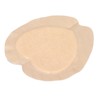 Heart Shaped Silicone Foam Dressing Bordered Waterproof Wound Bandage 18x18cm/7.09x7.09in