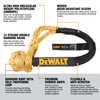 DEWALT DXBC90008 Black/Yellow 1/2” x 24" Kinetic Soft Shackle with