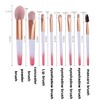 Lucky Interests Mini Gradient Makeup Brushes Set, Travel Makeup Brush