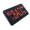 Patch Nation We Do Bad Things to Bad People Red