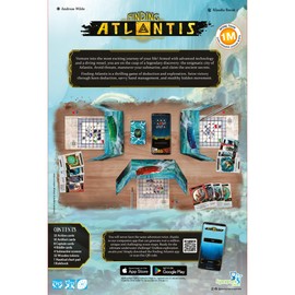 Synapses Games | Finding Atlantis | Exploration & Deduction Game | Digital App Companion | 1 to 4 Players | 45 Minutes | Ages 14+