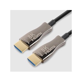 Nippon Labs 35FT Hybrid Active Optical Fiber HDMI Cable; 8K@60Hz 4K@120Hz Dynamic HDR 10, eARC, HDCP2.2, 4:4:4 48Gbps CL3 Rated, 8K High Speed HDMI 2.1 Active Optical Cable (AOC) Cable (35 ft.)