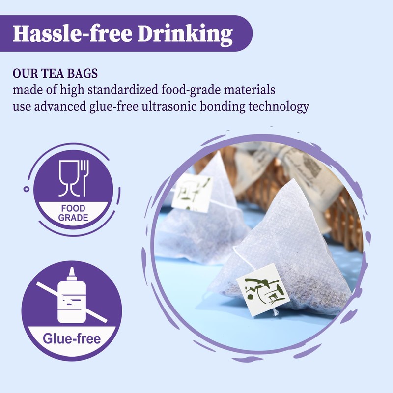 FullChea - Lavender Tea Bags, 50 Teabags - Pure Lavender
