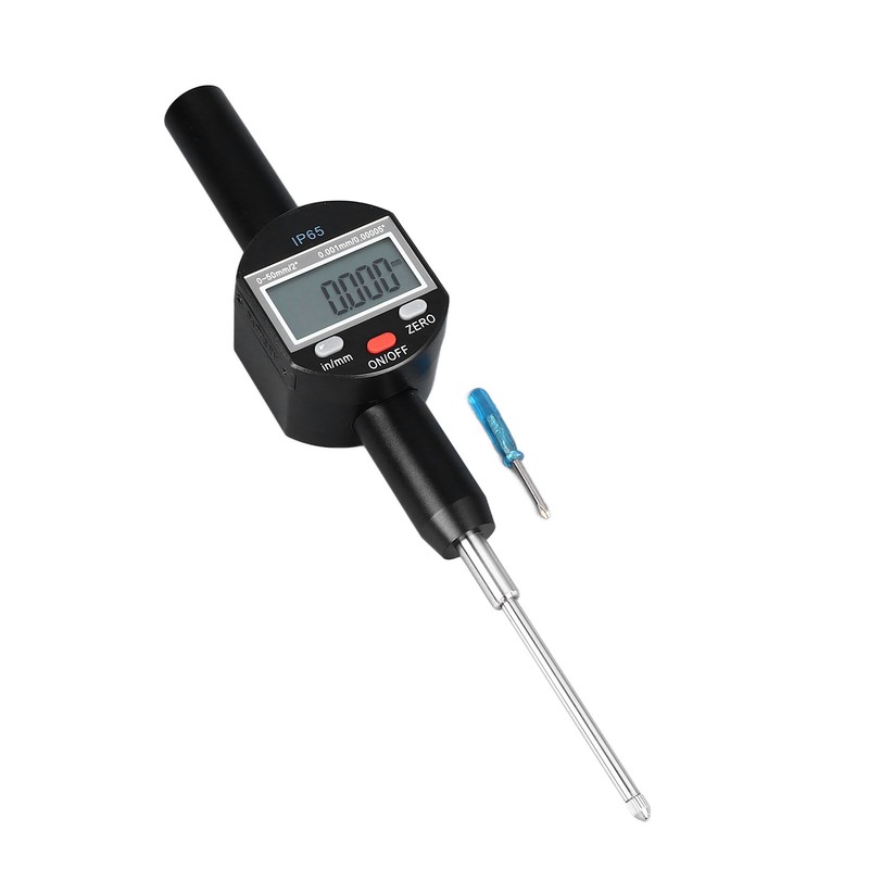 Digital Dial Indicator 0.001mm 0.00005in Resolution 0 To 50mm Range