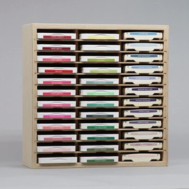 Stamp-n-Storage Standard Ink Pad Holder 36 - Stores 36 Stamp Pads (Wall Mount)