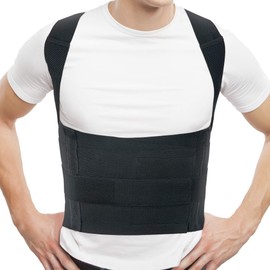 ORTONYX Comfort Posture Corrector Clavicle and Shoulder Support Back Brace, Fully Adjustable for Men and Women/656A-XX-Large