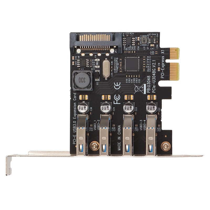 PCI E to USB 3.0 Expansion Card 5GB Transmission 4